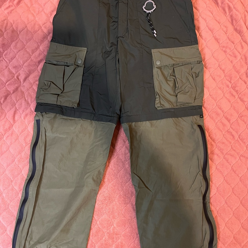 Moncler x Pharrell Williams Olive Green Cargo Pants